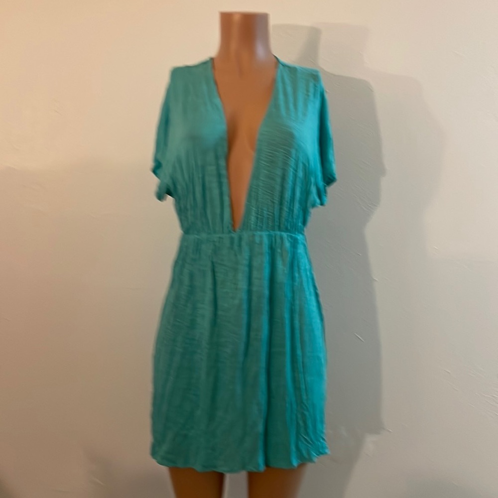 V-Neck Cover-Up Dress Size 10L EUC